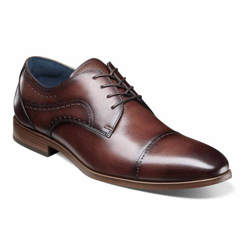 Stacy Adams Brown BRYANT Cap Toe Oxford