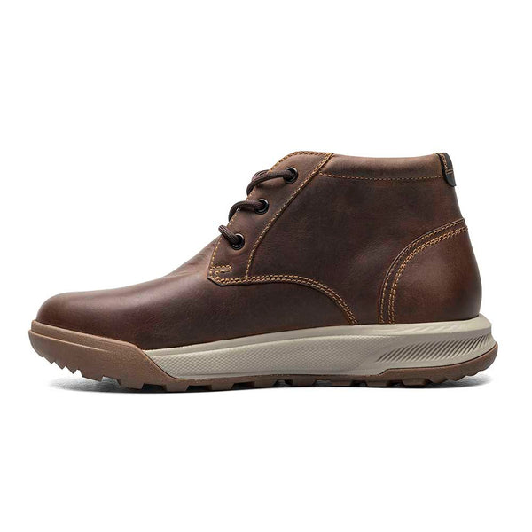 Florsheim Brown Crazy Horse Nubuck Trail Mix Plain Toe Chukka Boots