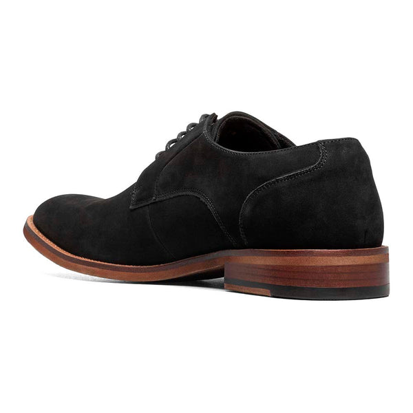 Stacy Adams Black PRESTON Plain Toe Lace Up Shoes