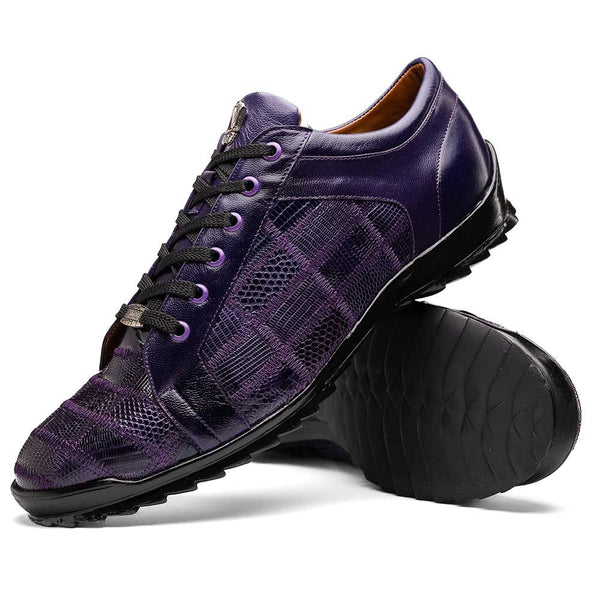 Marco Di Milano Bari Purple Lizard Sneakers