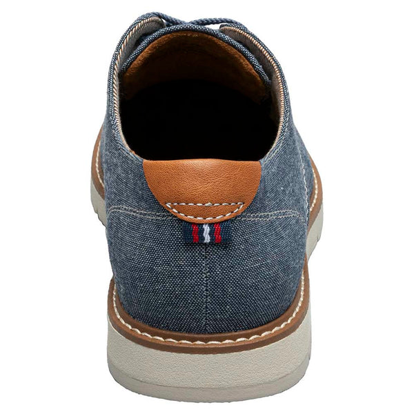 Florsheim VIBE Canvas Plain Toe Blue Oxford Shoes