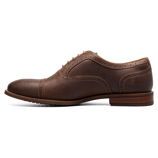 Florsheim Rucci Cap Toe Balmoral Oxford Brown Men’s Dress Shoes