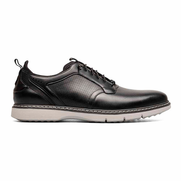 Stacy Adams Black SYNC Plain Toe Elastic Lace Up