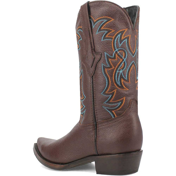 Dingo Gold Rush Brown Leather Snip Toe Western Boots