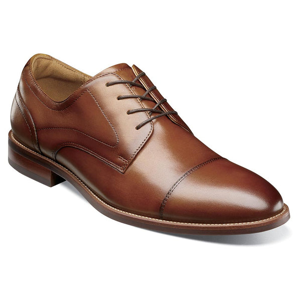 Florsheim Rucci Cap Toe Cognac Oxford Shoes