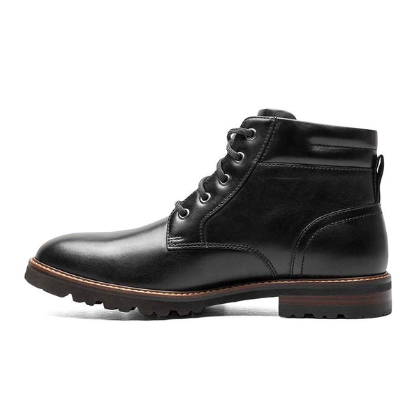 Florsheim Black Smooth Renegade Plain Toe Chukka Boots