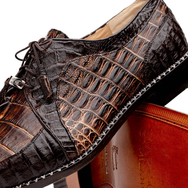 Marco Di Milano Caribe Derby Orix/Brown Caiman Shoes