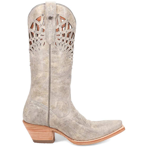 Dan Post Women's Miley Grey Snip Toe Medium Cowboy Boots