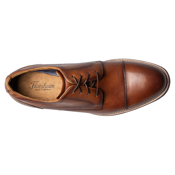 Florsheim Rucci Cap Toe Cognac Oxford Shoes