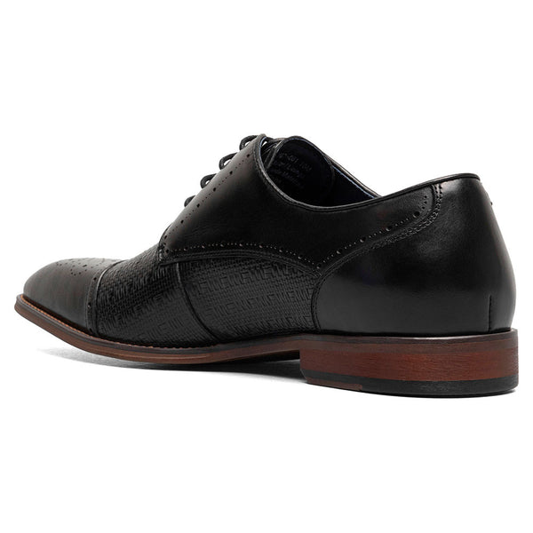 Stacy Adams Black Men’s Silsbury Cap Toe Lace-Up Shoes