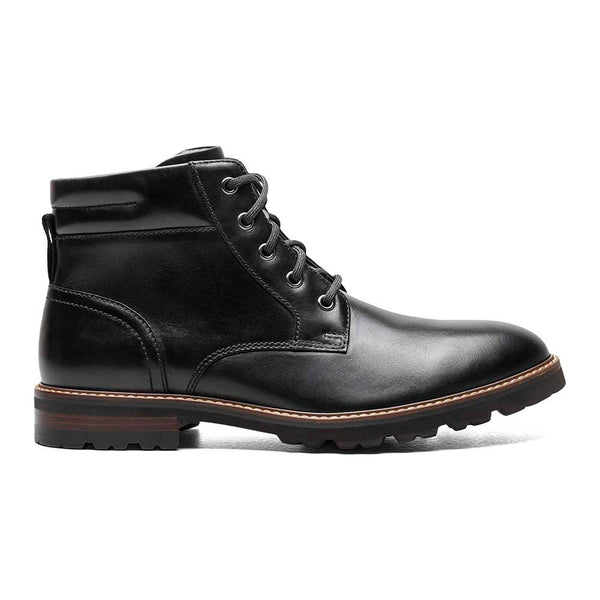 Florsheim Black Smooth Renegade Plain Toe Chukka Boots