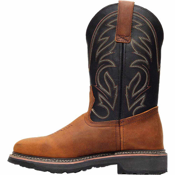 Bonanza Rancher GRIT 12" Embroidered Square Toe Wellington Boots