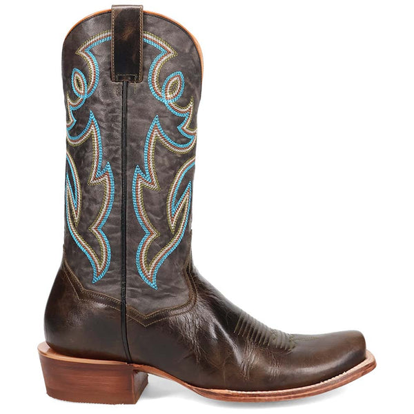 Dan Post Men's Freeman Brown/Gray Leather Western Boots