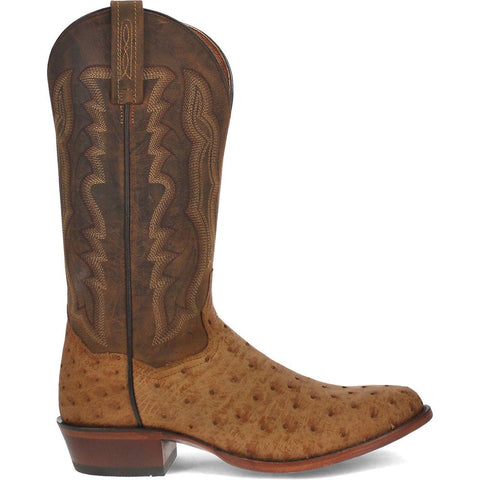 Dan Post Gehrig Men's Saddle Western Ostrich Boots