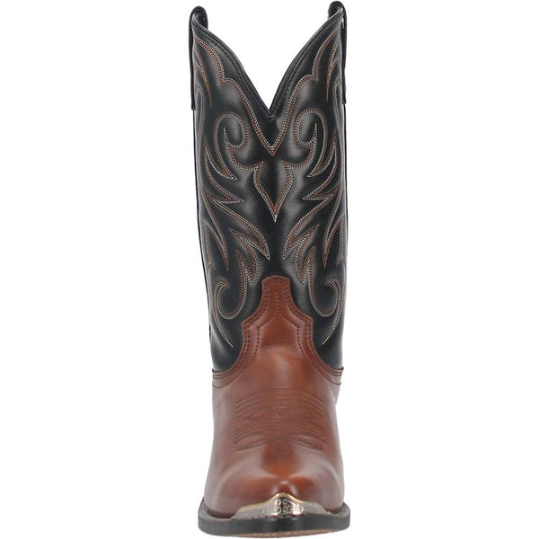 Laredo Peanut & Black Randed Western Boots