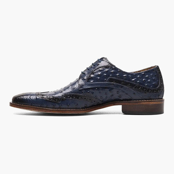 Stacy Adams GENNARO Blue Wingtip Oxford Shoes