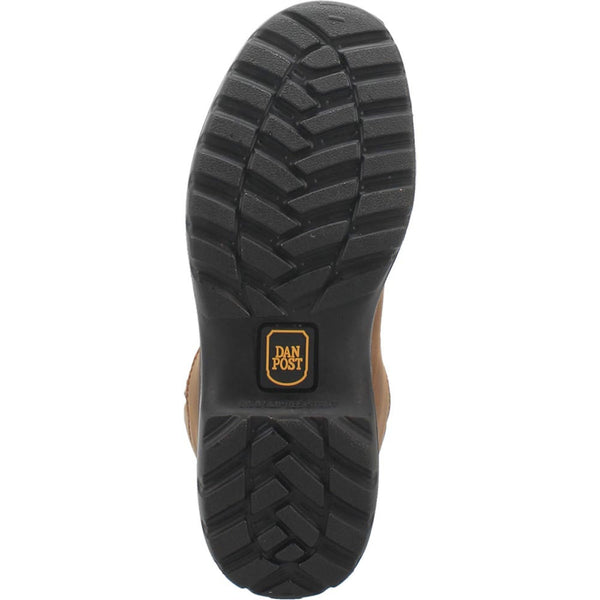 Dan Post Cummins Waterproof Tan Round Toe Leather Boot