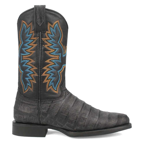 Dingo Trail Boss Round Toe Black Leather Boots