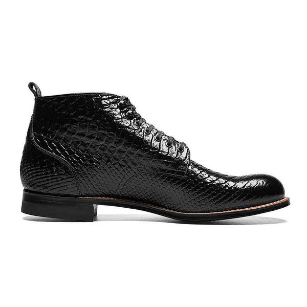 Stacy Adams Madison Black Anaconda Print Boot