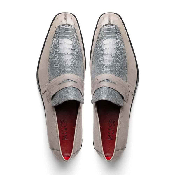 MARCO DI MILANO Fangio Grey Classic Penny Loafer