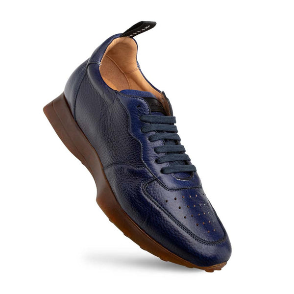 Mezlan Gerardo Blue Deerskin Sneaker