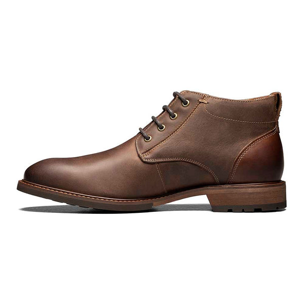 Florsheim Brown Crazy Horse Lodge Plain Toe Chukka Boots