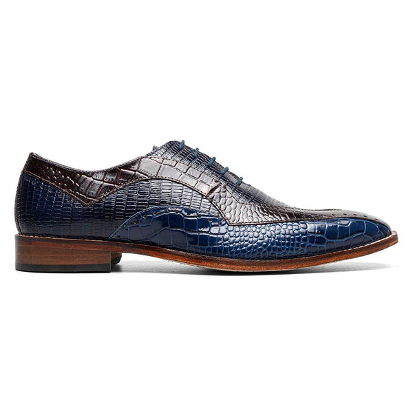 Stacy Adams Tallero Dark Blue Multi Men’s V-Tip Oxford Shoes