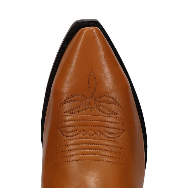 Dan Post Men's Snip Toe Western Tom Horn Tan Ronan Boots