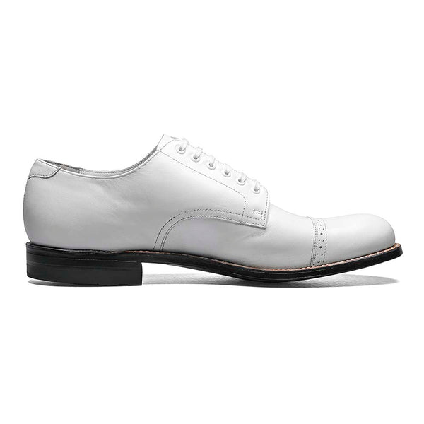 Stacy Adams Madison White Cap Toe Oxfords