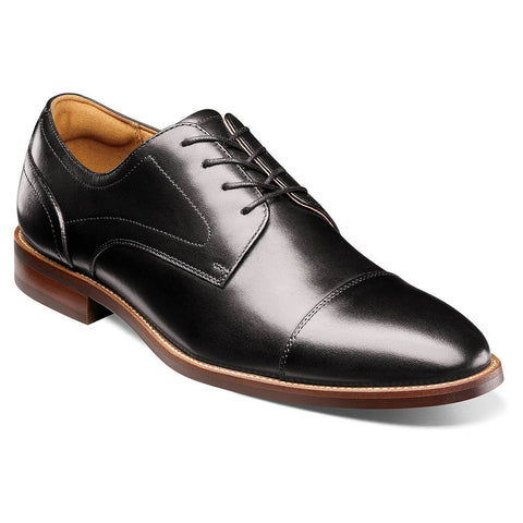 Florsheim Rucci Cap Toe Oxford Men’s Black Dress Shoes