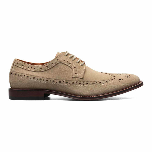 Stacy Adams Sand MARLIGAN Wingtip Oxford