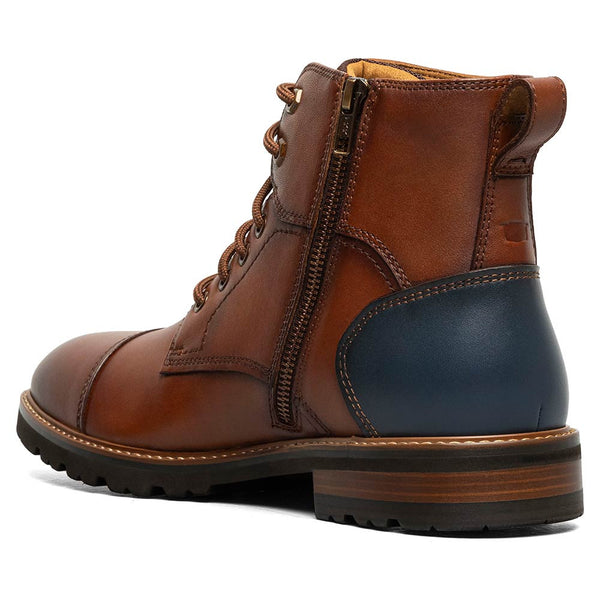 Florsheim Renegade Cap Toe Cognac Lace Up Boots