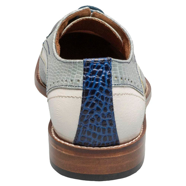 Stacy Adams Gallinari Blue Multi Wingtip Lace Up