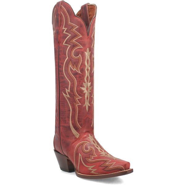 Dan Post Women's Tall Wine Western Triad Silvie Boots