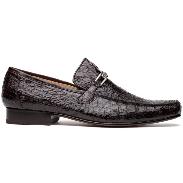 Marco Di Milano Fabro Brown Caiman Loafers