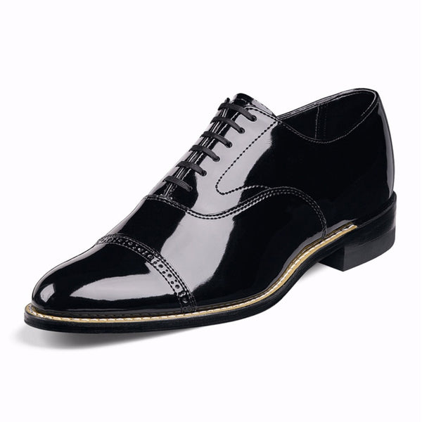 Stacy Adams Concorde Black Patent Lace-Up