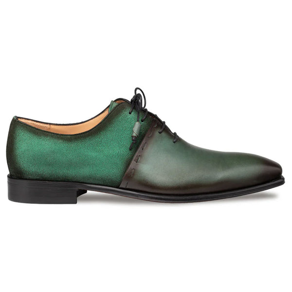 Mezlan Colomer Forest/Green Calf/Suede Oxford Shoes