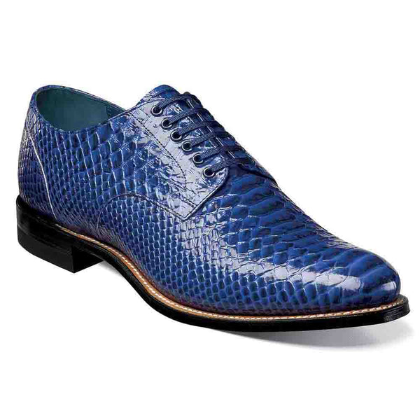 Stacy Adams Madison Blue Anaconda Print Oxford