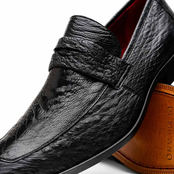 Marco Di Milano Fangio Black Penny Loafers