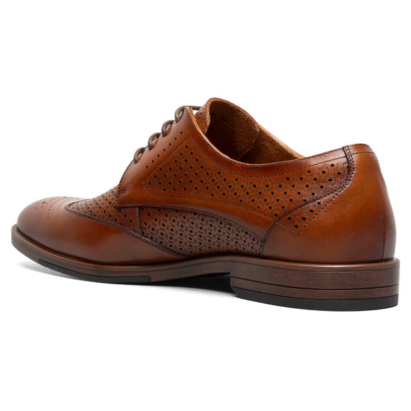 Stacy Adams Asher Cognac Wingtip Lace Up