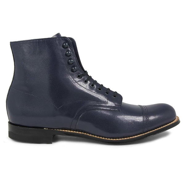 Stacy Adams Madison Navy Leather Ankle Boots