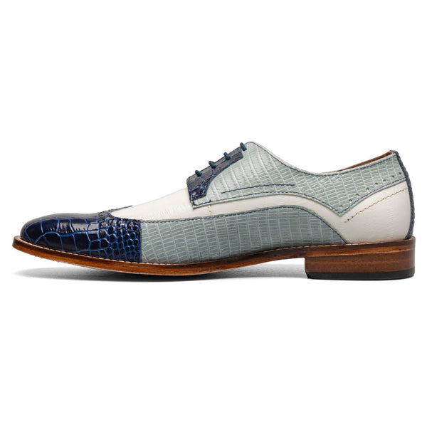 Stacy Adams Gallinari Blue Multi Wingtip Lace Up