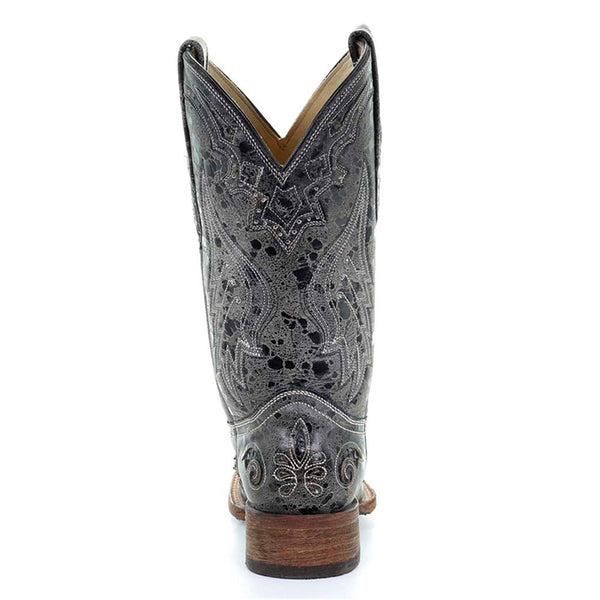 Corral Women's Western Fabiola Black Snake Inlay Boots