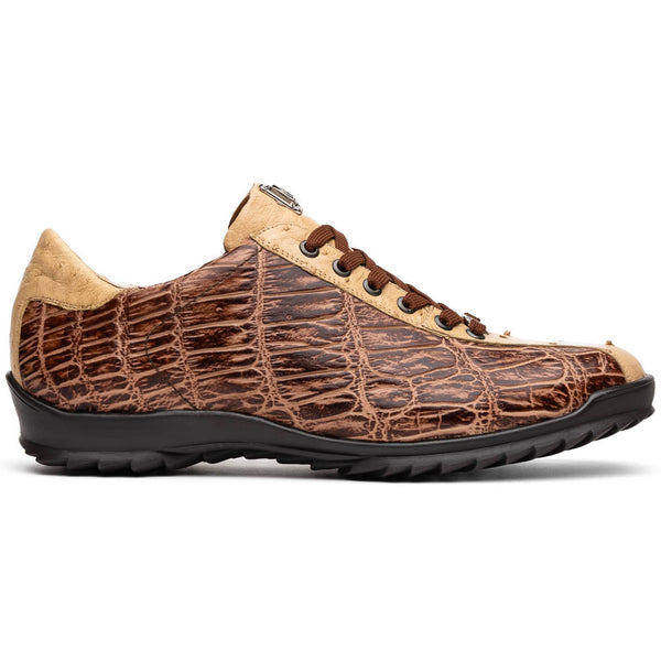 Marco Di Milano SAULO Alligator/Ostrich Orix Fashion Sneakers