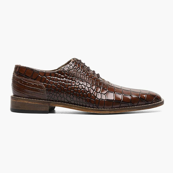 Stacy Adams RICCARDI Cognac Plain Toe Oxford Shoes