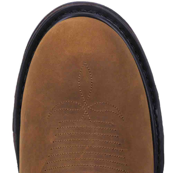 Laredo Sullivan Tan Waterproof Distressed Leather Boots