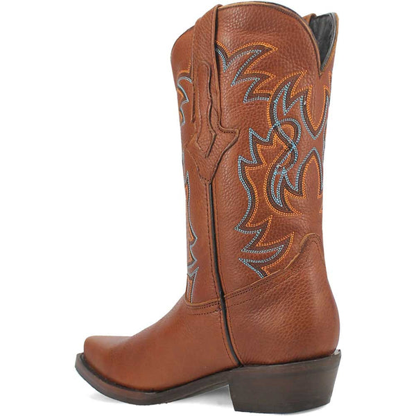 Dingo Gold Rush Tan Leather Snip Toe Western Boots