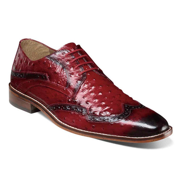 Stacy Adams GENNARO Red Wingtip Oxford Shoes