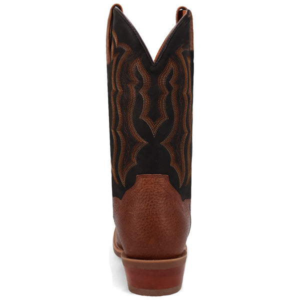 Dan Post Men's Creed Brown & Black Leather Western Boots