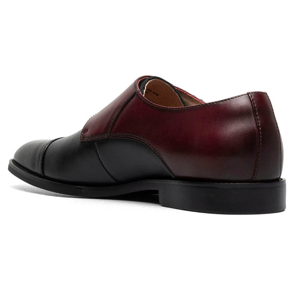 Stacy Adams Raythorne Black Multi Men’s Cap Toe Double Monk Strap Shoes